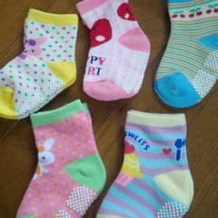♡あー様　専用♡　　ベビー靴下5枚セット　9～12㎝のサムネイル