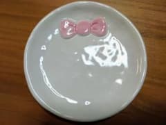 【内藤ルネ】 RUNE リボンモチーフ 小皿 昭和レトロ ファンシーのサムネイル