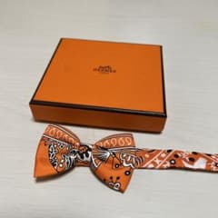 HERMES 蝶ネクタイ リボン未使用のサムネイル