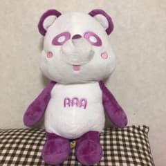 AAA え～パンダ Big ぬいぐるみ 宇野実彩子 紫のサムネイル