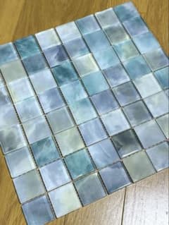 ⑰新品未使用 ガラスモザイクタイルのサムネイル
