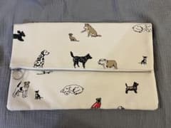 TEMBEA（テンベア）犬柄 ポーチ クラッチバッグのサムネイル
