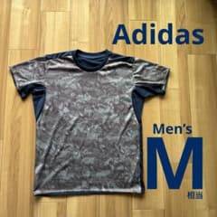 アディダス迷彩柄Tシャツ Mサイズ　ブルーのサムネイル