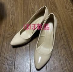 【リバティドール】約8cmヒール パンプス　ベージュ　3L（25㎝）のサムネイル