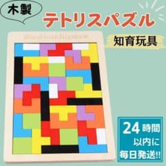 知育玩具　モンテッソーリ　木製　テトリスパズル　型はめ　パズル　　子供　おもちゃ - 5