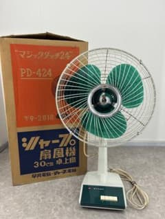 SHARP⭐︎昭和レトロ【スタンド扇風機 PD-424 】レトロ - メルカリ