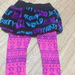 PARTY PARTY  スパッツ付きスカート  冬  サイズ90のサムネイル