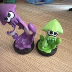[First come, first served] amiibo Green Squid Purple Squid Splatoon