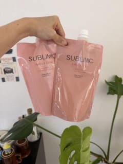 サブリミック エアリーフロー詰替用 シャンプー450mL トリートメント450gのサムネイル