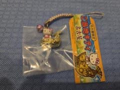 ご当地ハローキティ 名古屋限定 金のしゃちほこ ストラップ - メルカリ