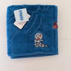 【新品】ドラえもん ミニタオル ハンカチ ブルーのサムネイル