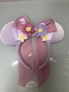 ラプンツェルカチューシャ 紫色とピンク色のサムネイル