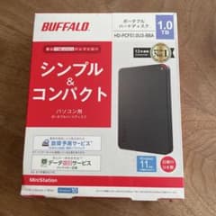 BUFFALO ポータブルハードディスク 1TBのサムネイル