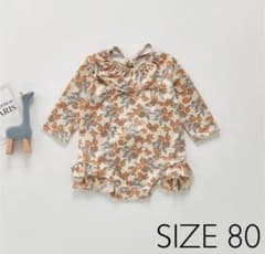 ベビー　水着　ロンパース　ボタニカル調　サイズ80のサムネイル