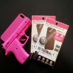 iPhone5/5S用 ピストル型ケース  Pinkのサムネイル
