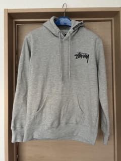 希少✨廃盤品 Stussy グレー フード付きパーカー Lサイズ - メルカリ