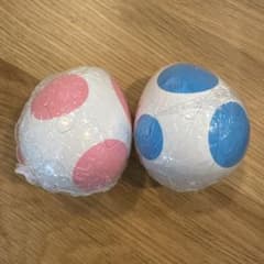 スーパーマリオ ヨッシーめじるしアクセサリー 2個セット ピンク 水色のサムネイル