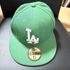 NEW ERA 59FIFTY LA グリーンキャップ 7 1/2のサムネイル