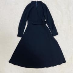 近年 アルアバイル P/R2WAYスラッシュネックワンピース ネイビー 現行 近年 アルアバイル P/R2WAYスラッシュネックワンピース ネイビー