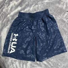 UNDER ARMOUR ネイビー S Mルーズフィットショートパンツのサムネイル