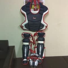 SLUGGER キャッチャー用プロテクターレガース マスク　セットのサムネイル