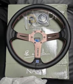 NARDI ナルディステアリング D型 シルバースポーク14インチ 社外