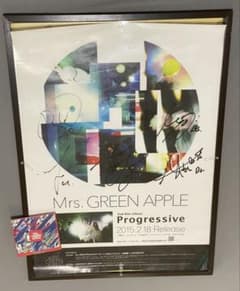 【限定品】ミセス　サイン入りポスターとシリアルナンバー入りCDセット 限定品】ミセス サイン入りポスターとシリアルナンバー入りCDセット