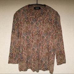 【お値下げ!】zucca 長袖Tシャツ ペイズリーのサムネイル