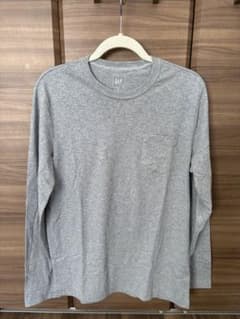 GAP 長袖 ポケットTシャツ グレー Mのサムネイル