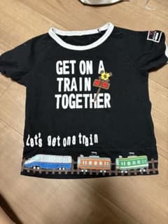 電車デザイン Tシャツ 110cmのサムネイル