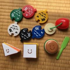こどもちゃれんじ　魚釣り玩具　はさんでぽんで出来上がりサンドイッチのサムネイル