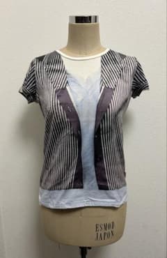 Paul Smith 騙し絵　ストライプ 半袖Tシャツのサムネイル