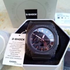 新品未使用 CASIO G-SHOCK マッドブラック GMA-S2100-1Aのサムネイル