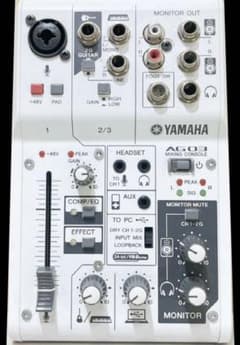 □【箱、取説付】YAMAHA AG03 アナログミキサー - メルカリ