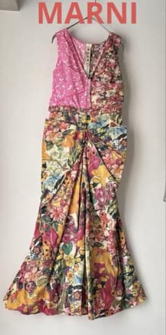 美品♡MARNIリゾートコレクションワンピース♡パッチワーク　海外セレブ愛用 美品♡MARNIリゾートコレクションワンピース♡パッチワーク 海外セレブ