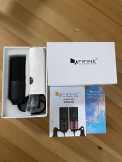 FIFINE USBコンデンサーマイクロホン ブラック 新品 K669Bのサムネイル