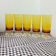はる様専用♡昭和レトロ グラスセット 脚付のサムネイル