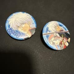 銀魂 坂田銀時 神楽 2014 ジャンプフェスタ ミニ缶バッジ - メルカリ