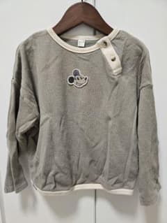 【アプレレクール】ディズニーキャラクターワッフル長袖Tシャツ 120cmのサムネイル