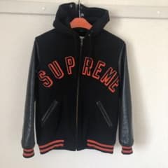 12AW Supreme  Hooded Varsity Jacketのサムネイル