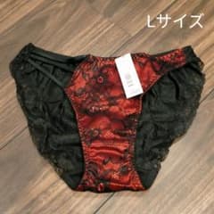 レースプレーンショーツ レッドのサムネイル