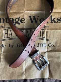 希少 アメカジ AVIREX VINTAGE WORKS コラボダブルピンベルトのサムネイル