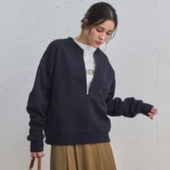 USコットンハーフZIPプルオーバー - メルカリ