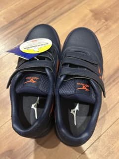 Mizuno TRUSCO 安全靴 ネイビー/オレンジのサムネイル