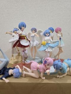 Re:ゼロから始める異世界生活 レム フィギュア 9体まとめ売りのサムネイル