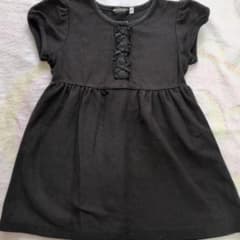 BeBe 半袖ワンピース 黒 90のサムネイル