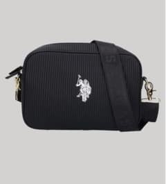 U.S. POLO ASSN. ショルダーバッグ ブラックのサムネイル