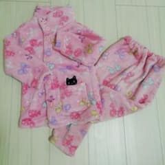 パジャマ　110　ピンク　リボン柄のサムネイル