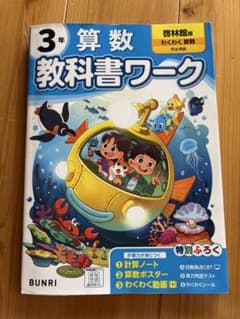 小学3年 算数 教科書ワーク 文理のサムネイル