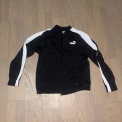 PUMA フルジップジャケット ブラック/ホワイトのサムネイル